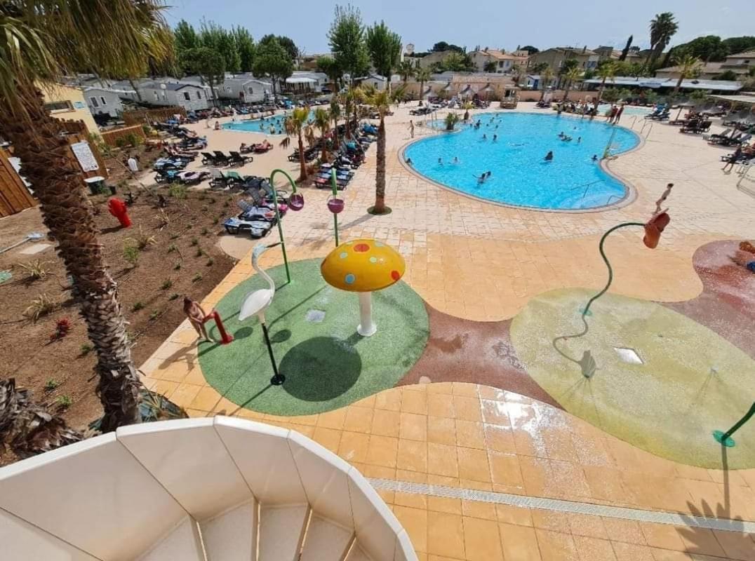 Mobilhome 4/6 Personnes Valras-Plage Exterior foto